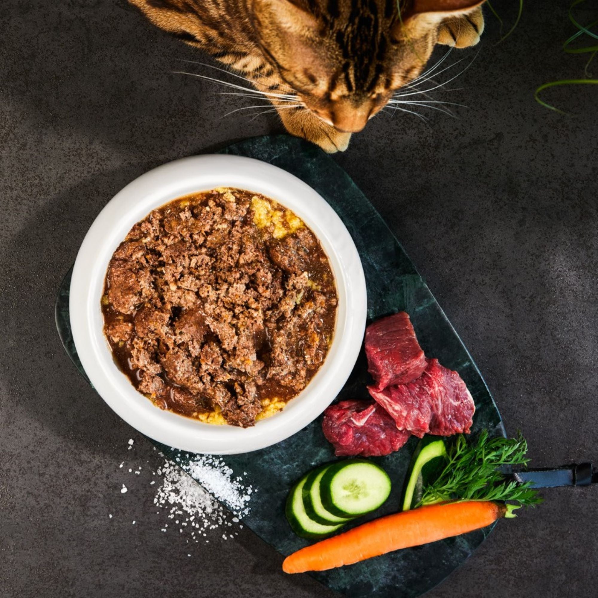 Lucky-Kitty Rind Nassfutter Katze 200g getreidefrei 95% Fleisch