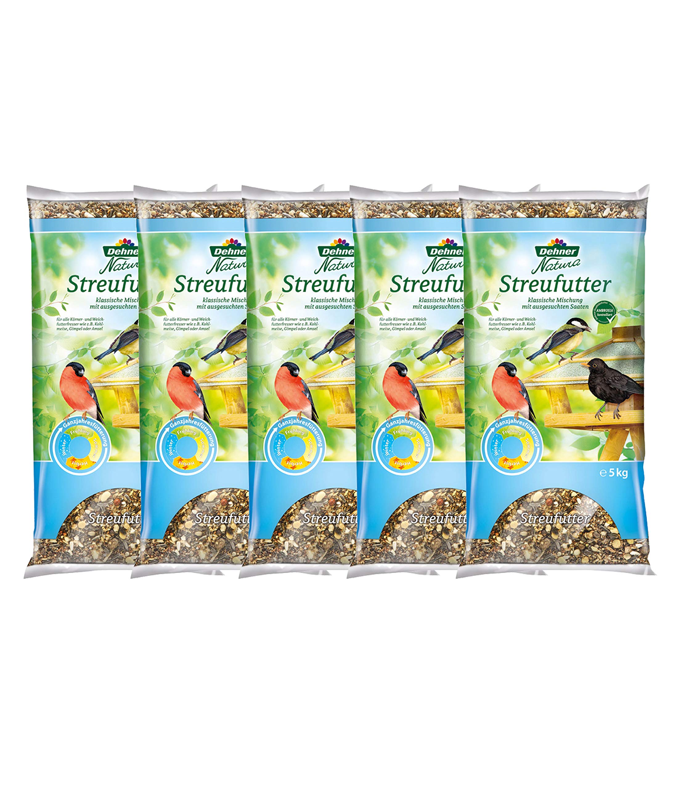 Dehner Natura Wildvogelfutter Streufutter 10x1 kg
