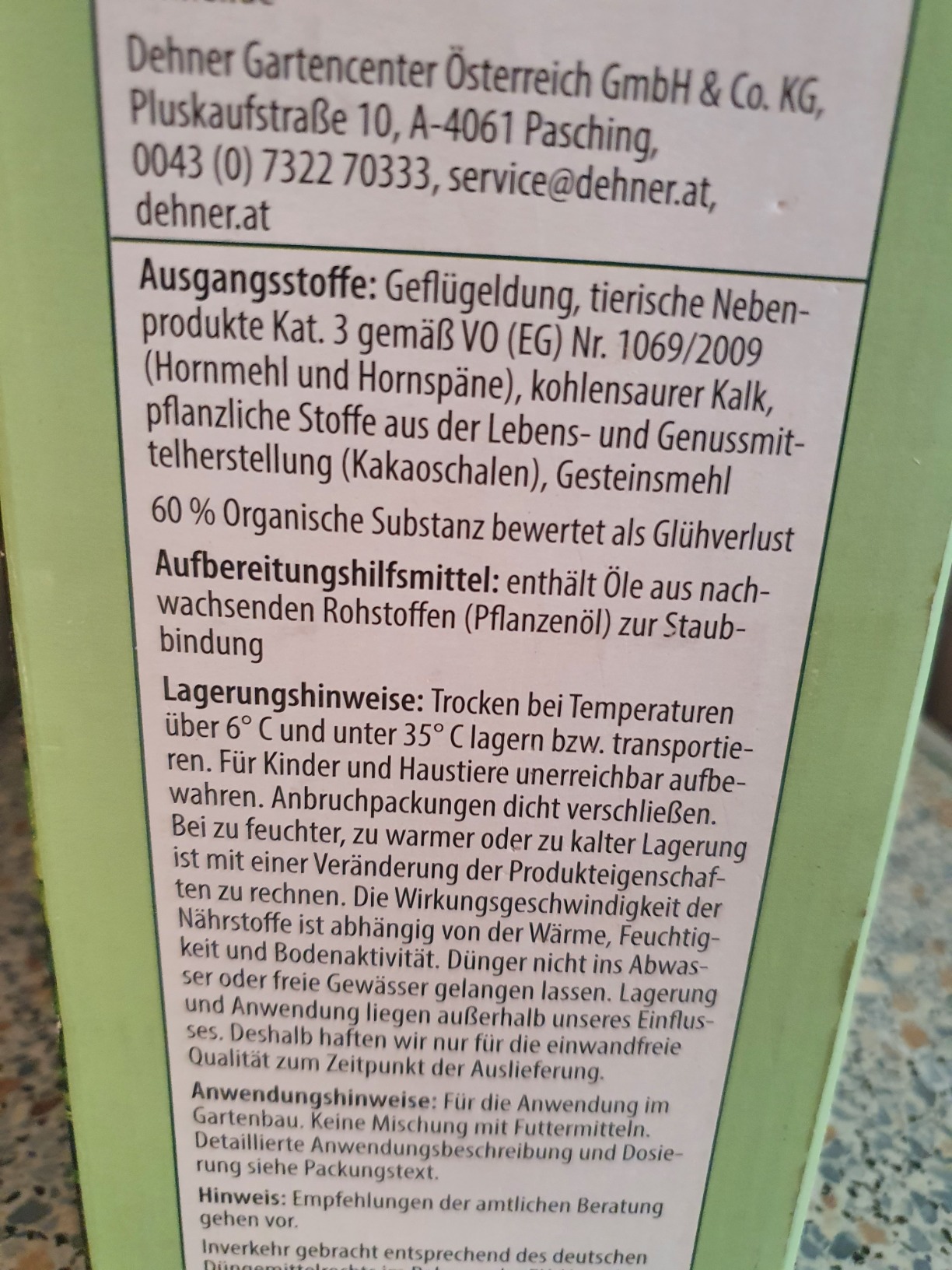 Dehner Bio Kompostbeschleuniger Naturdünger 5 kg