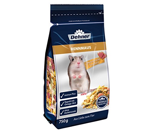 Dehner Premium Rennmausfutter 3x750g prebiotisch