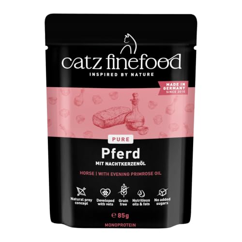 catz finefood Purrrr N°123 Pferd Nassfutter 16x85g