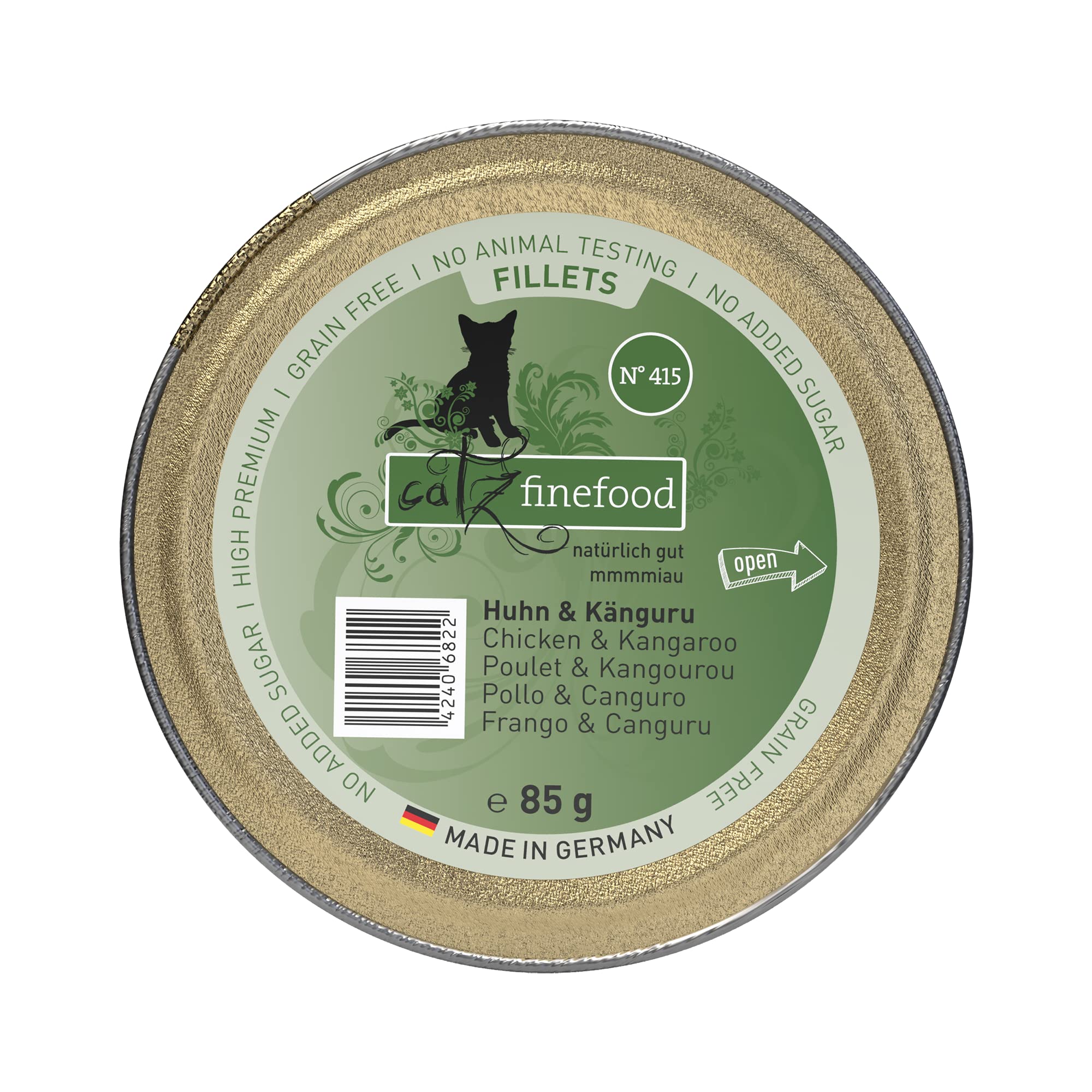 catz finefood Feine Filets Nassfutter Pute Kaninchen 12x85g