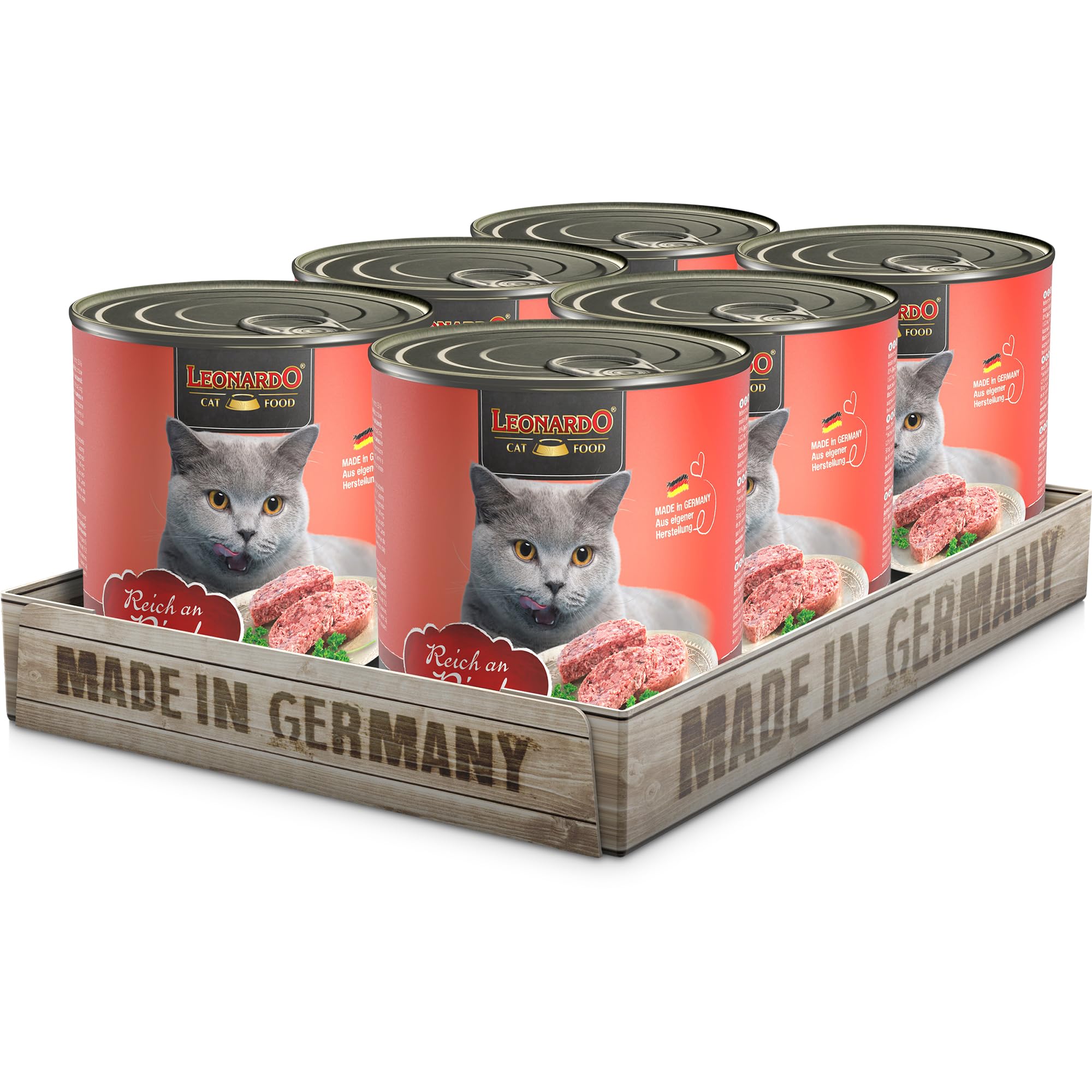 Leonardo Geflügel pur Nassfutter 6x200 g getreidefrei