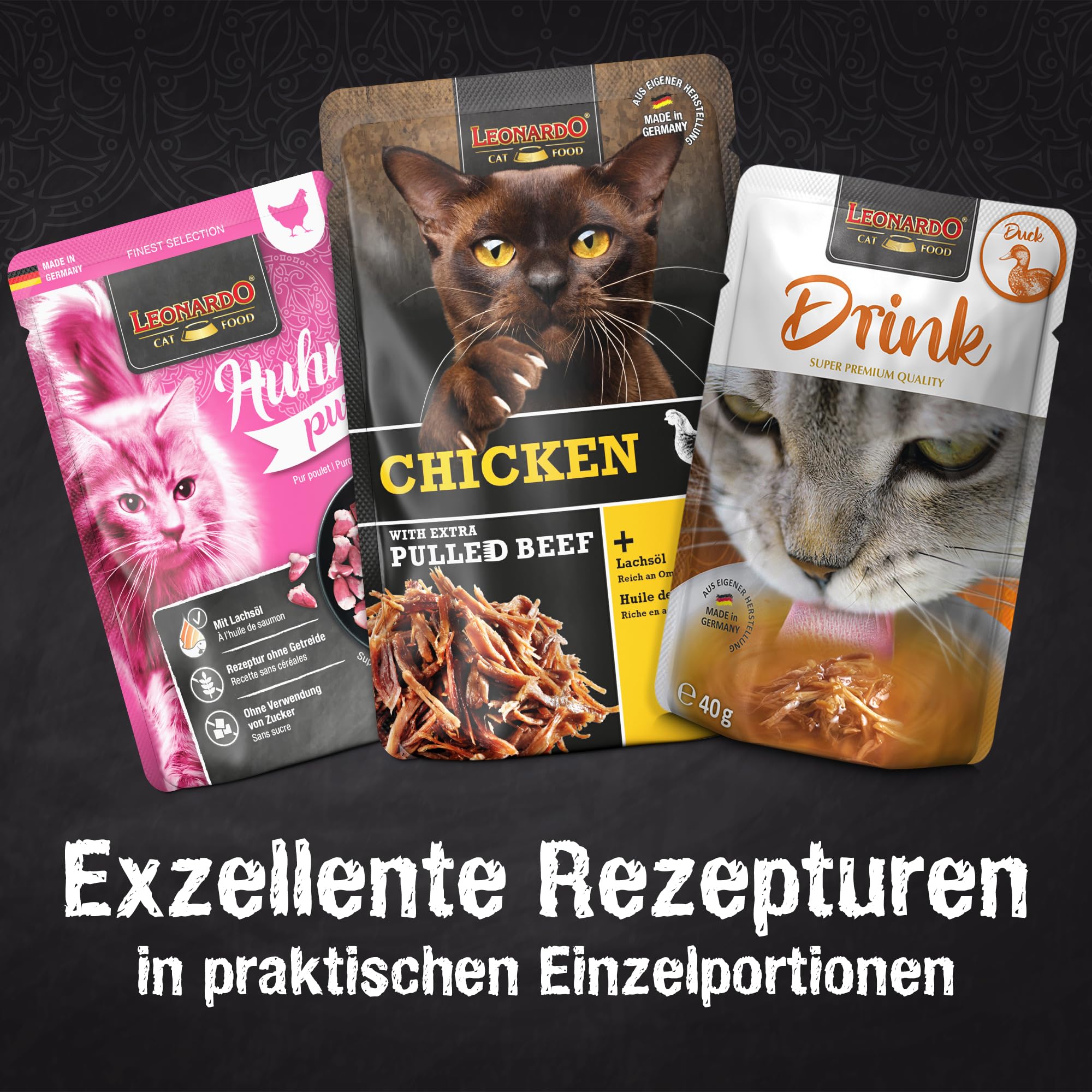 LEONARDO Kennenlernpaket Trocken+Nassfutter 7 Sorten