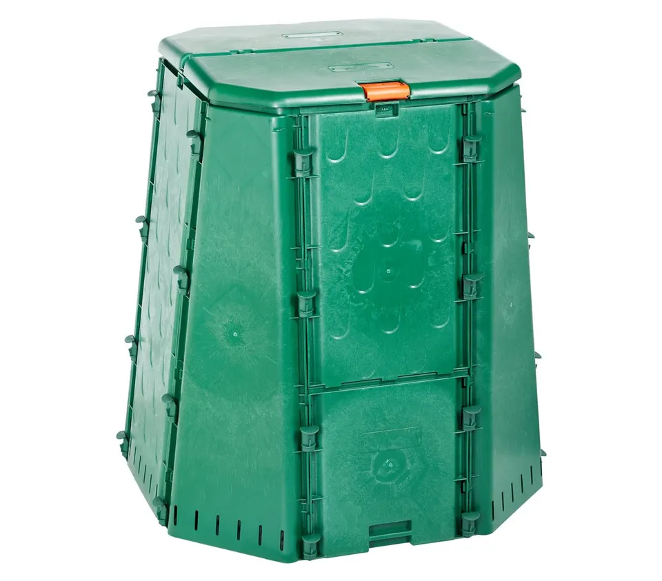 Dehner Thermokomposter Grün 700 l Recyclingkunststoff