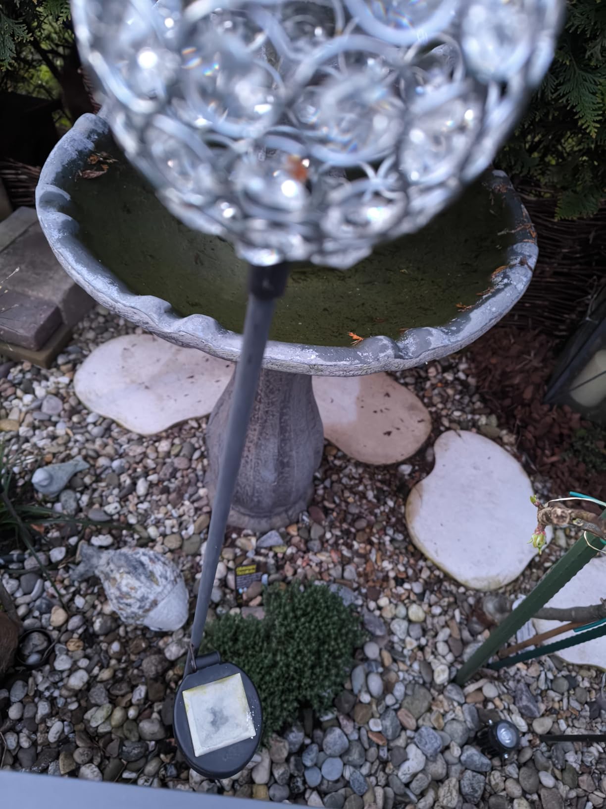 Dehner Premium Lovely Diamant Solar Dekostab 4er kupfer schwarz 120cm