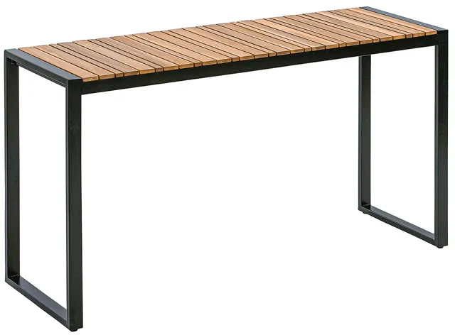 Dehner Balkontisch Chicago Wood 133cm Akazie braun schwarz