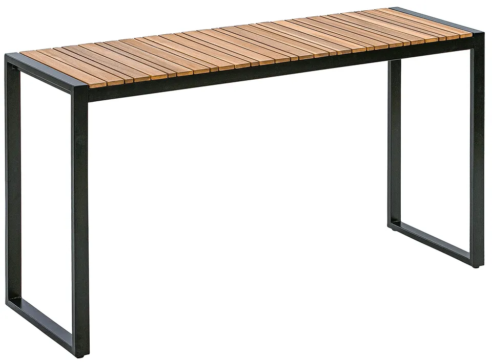 Dehner Balkontisch Chicago Wood 133cm Akazie braun schwarz