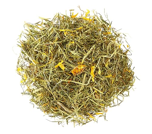 Dehner Blüten-Mix Nagersnack Heu 6x125g rohfaserreich