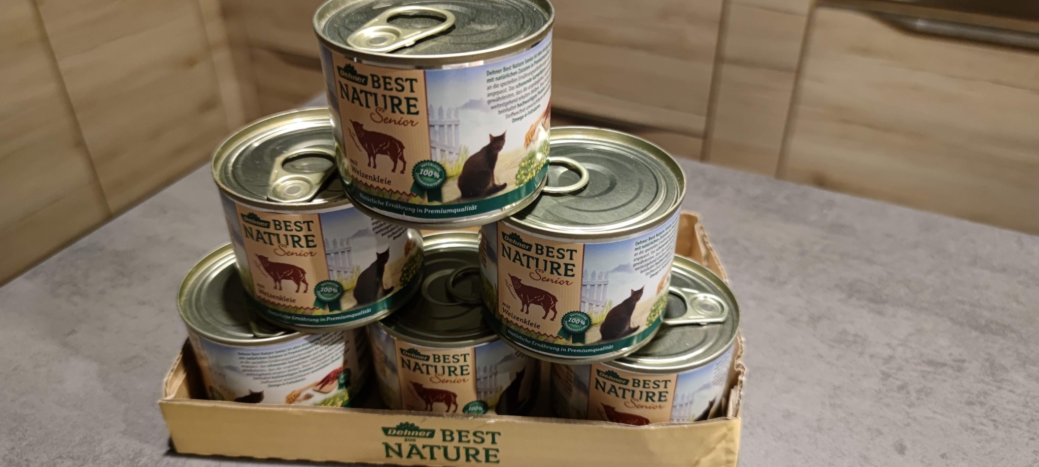 Dehner Best Nature Senior Nassfutter Lamm 6x200 g