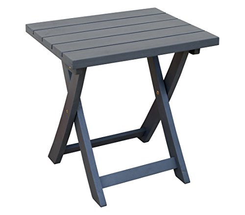 Dehner Stavanger Klapphocker Akazienholz grau 45 cm