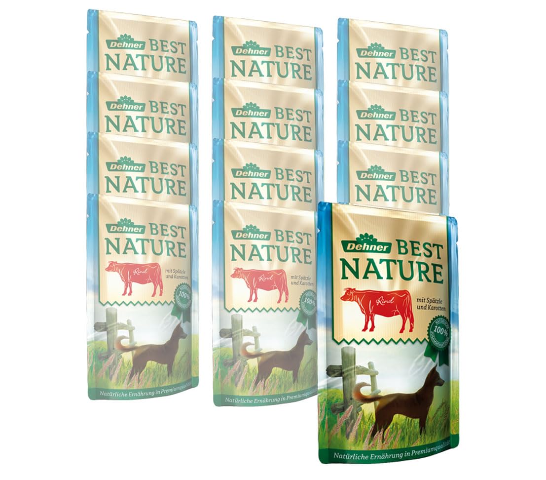 Dehner Best Nature Geflügel Reis Hundefutter nass 12x150 g