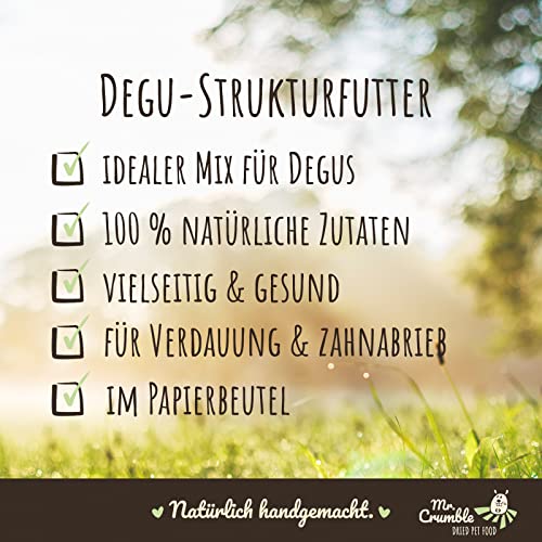 Mr. Crumble Degu-Struktur Degu-Futter 1kg getreidefrei