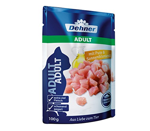 Dehner Premium Adult Nassfutter Pute 12x100g fleischreich
