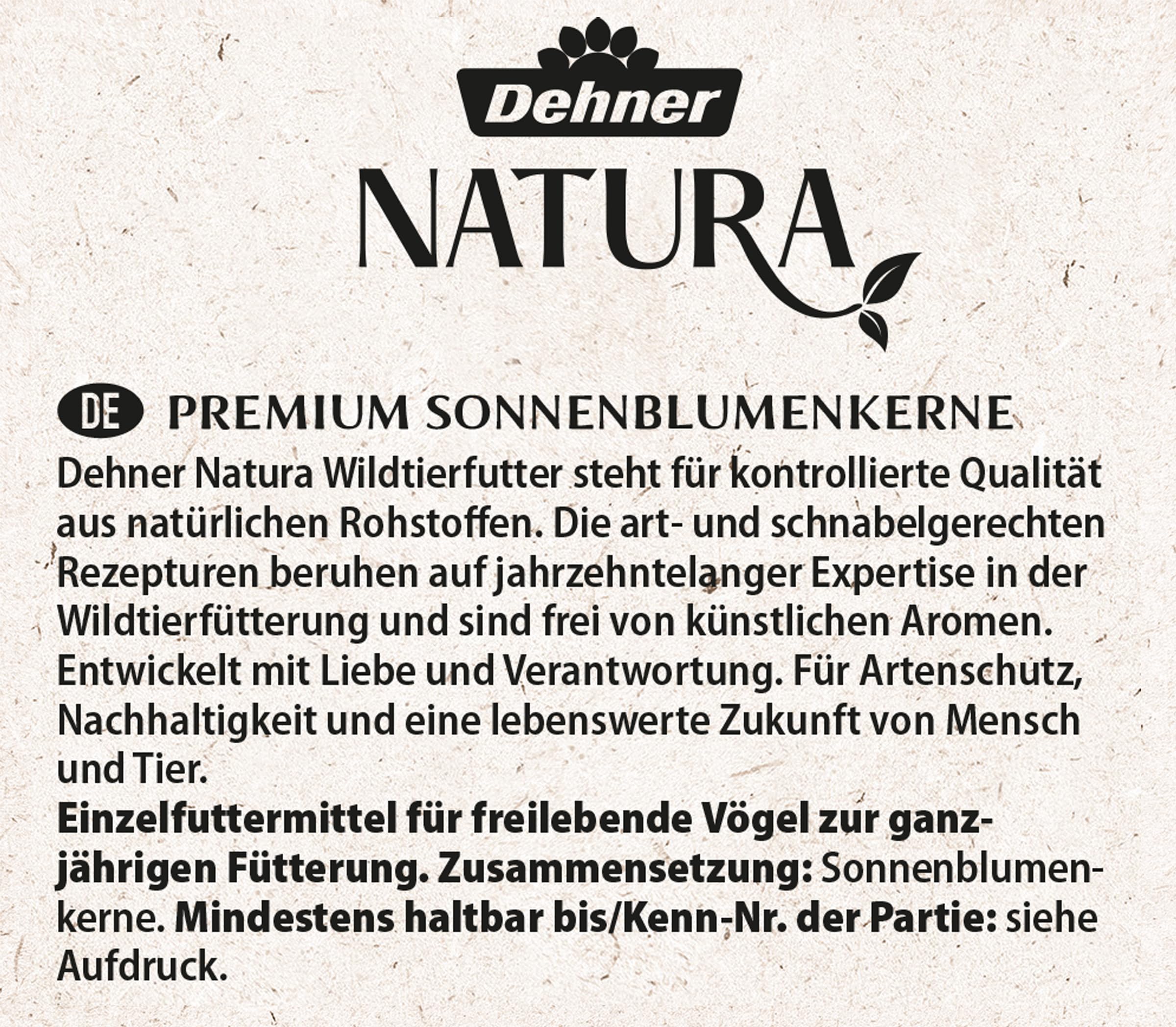 Dehner Natura Wildvogelfutter Ganzjahresfutter 2,5 kg