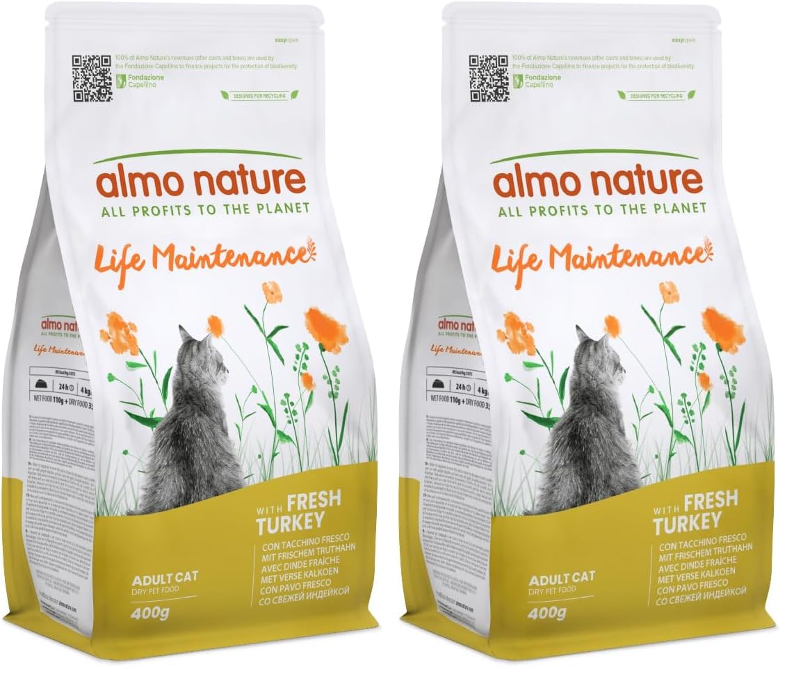 Almo Nature Life Maintenance Trockenfutter 400g Truthahn