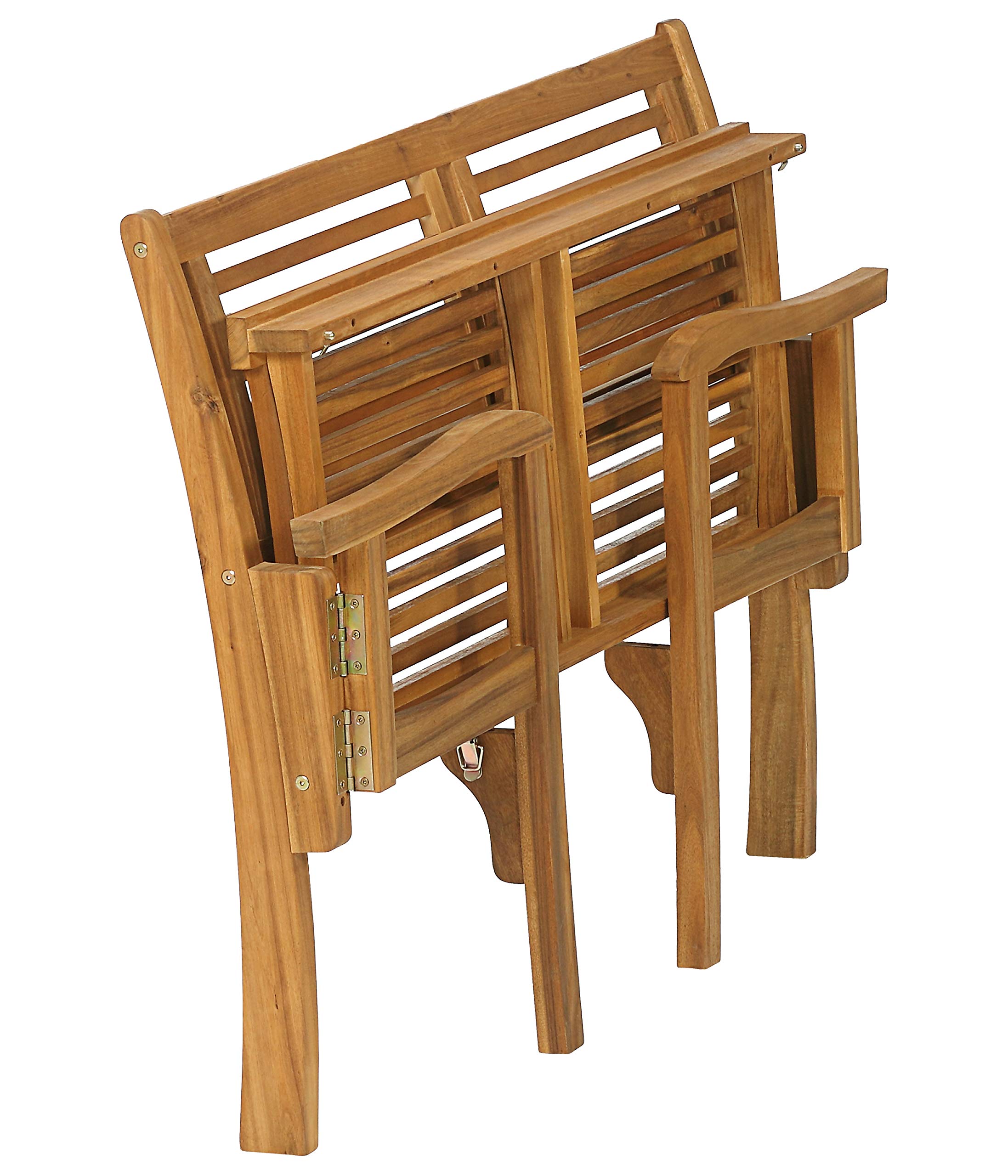 Dehner Douglas Klappbank Akazie 119x62x90cm 320kg