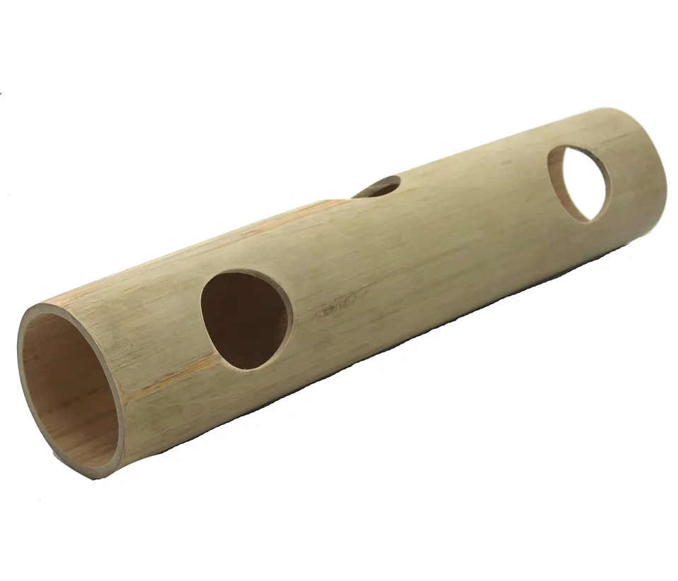 Dehner Lieblinge Bambusröhre Nager Tunnel 50 cm Ø 9 cm