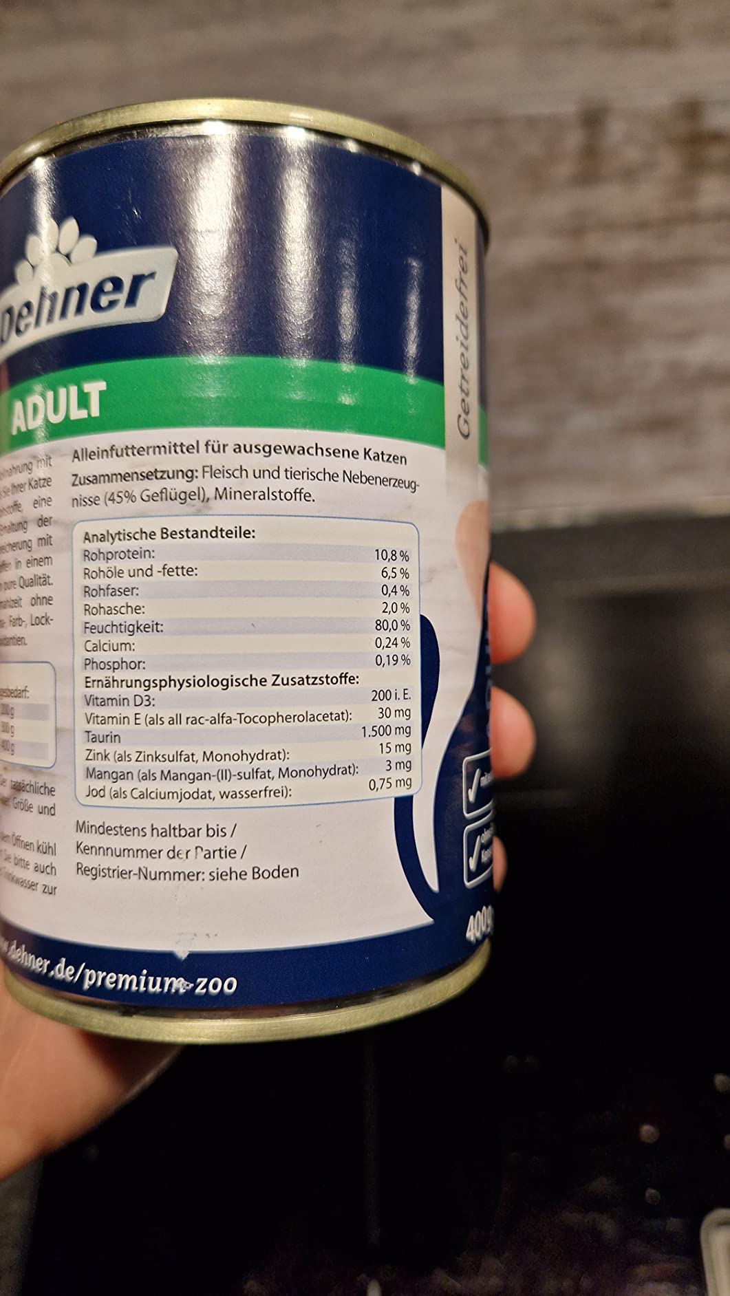 Dehner Premium Lovely Adult Nassfutter Geflügel 6x400g getreidefrei