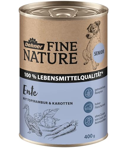 Dehner Fine Nature Senior Hundenassfutter Ente 6x400g