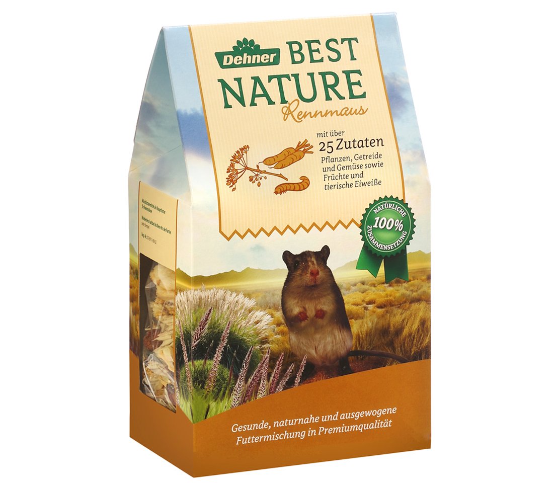 Dehner Best Nature Rennmausfutter 3x500g natürlich ohne Zusätze