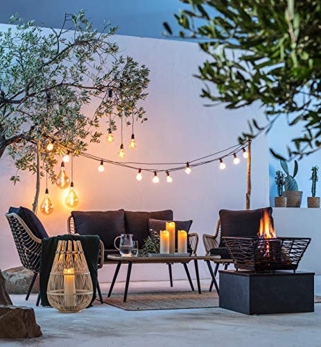 Dehner Outdoor LED-Kerze creme 30cm