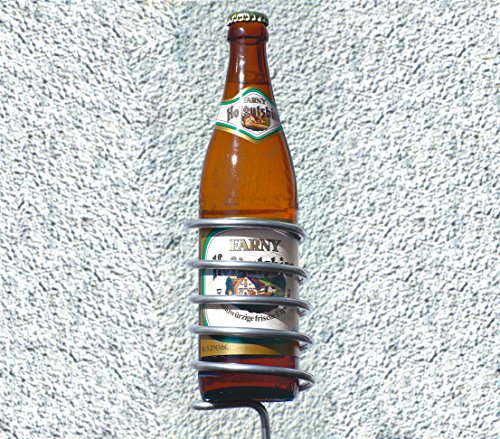 Dehner Bierflaschenhalter Eisen Gartenstab 100cm