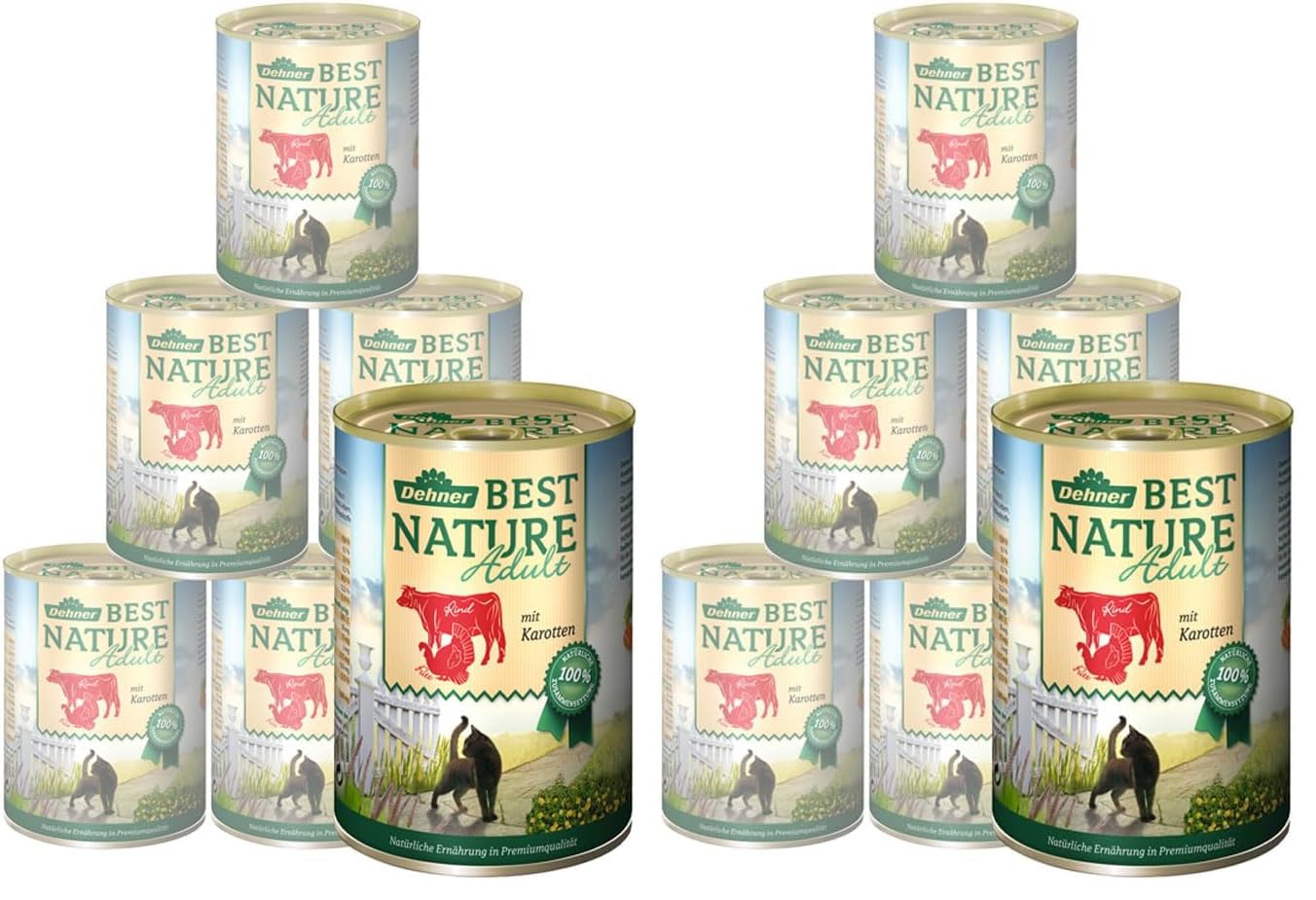 Dehner Best Nature Nassfutter Geflügel 6x400g Adult