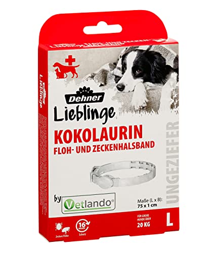Dehner Lieblinge Kokolaurin Floh- Zeckenhalsband L 75 cm