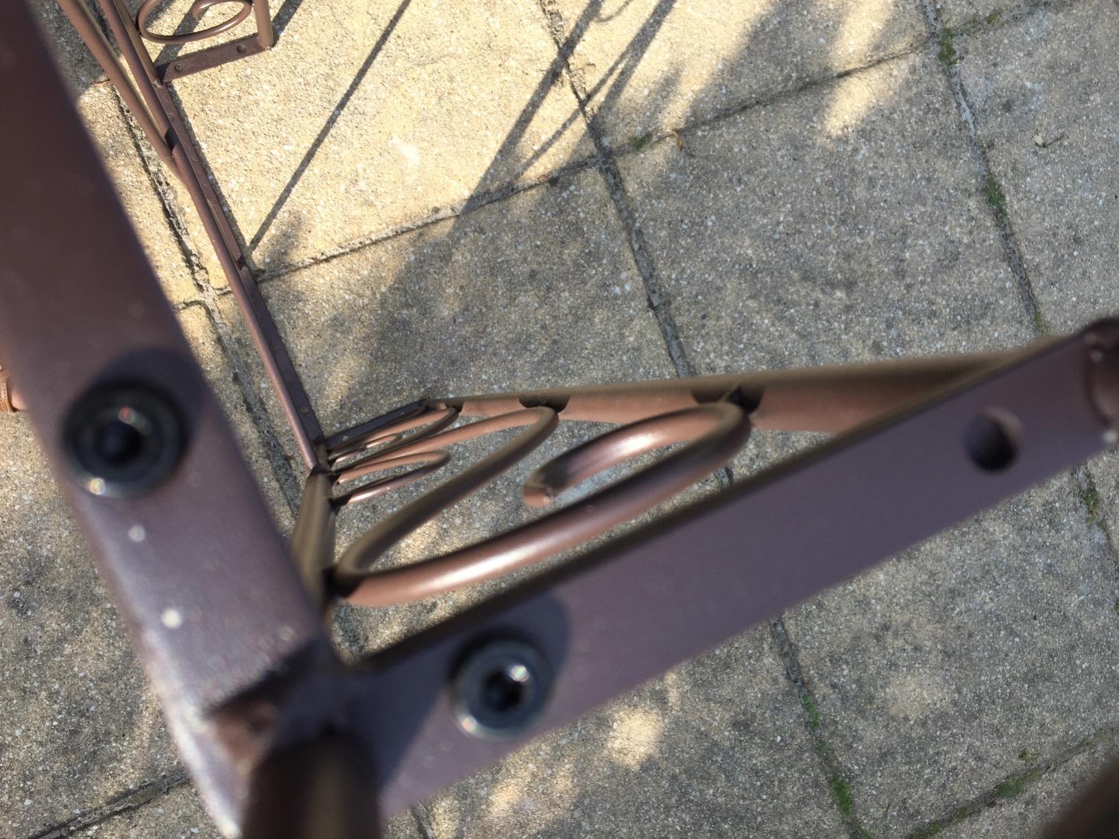 Dehner Melina Rosenbogen 244 cm Metall braun Rankhilfe