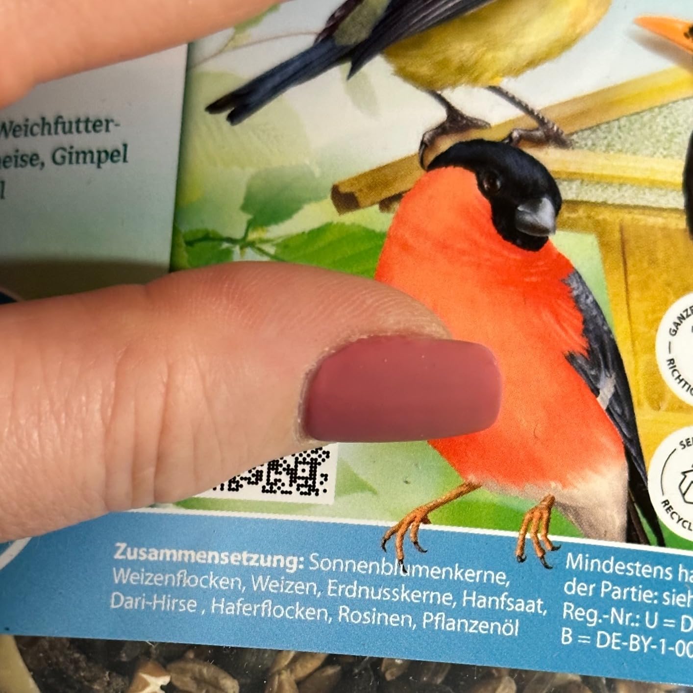Dehner Natura Wildvogelfutter Streufutter 3kg Ganzjahr