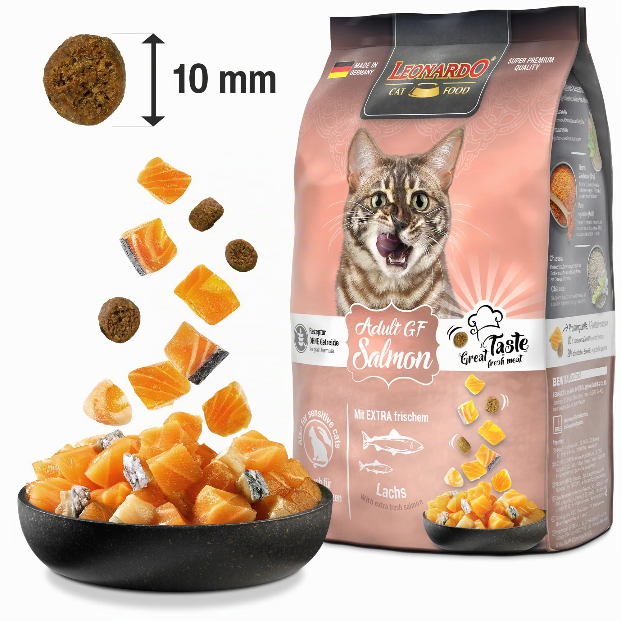 Leonardo Adult GF Trockenfutter Lachs 7,5kg getreidefrei