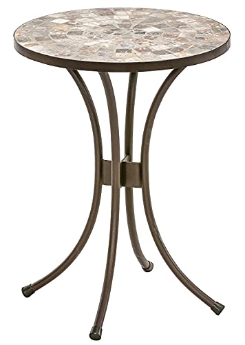 Dehner Grazia Blumenhocker Mosaik Ø40 cm braun-grau