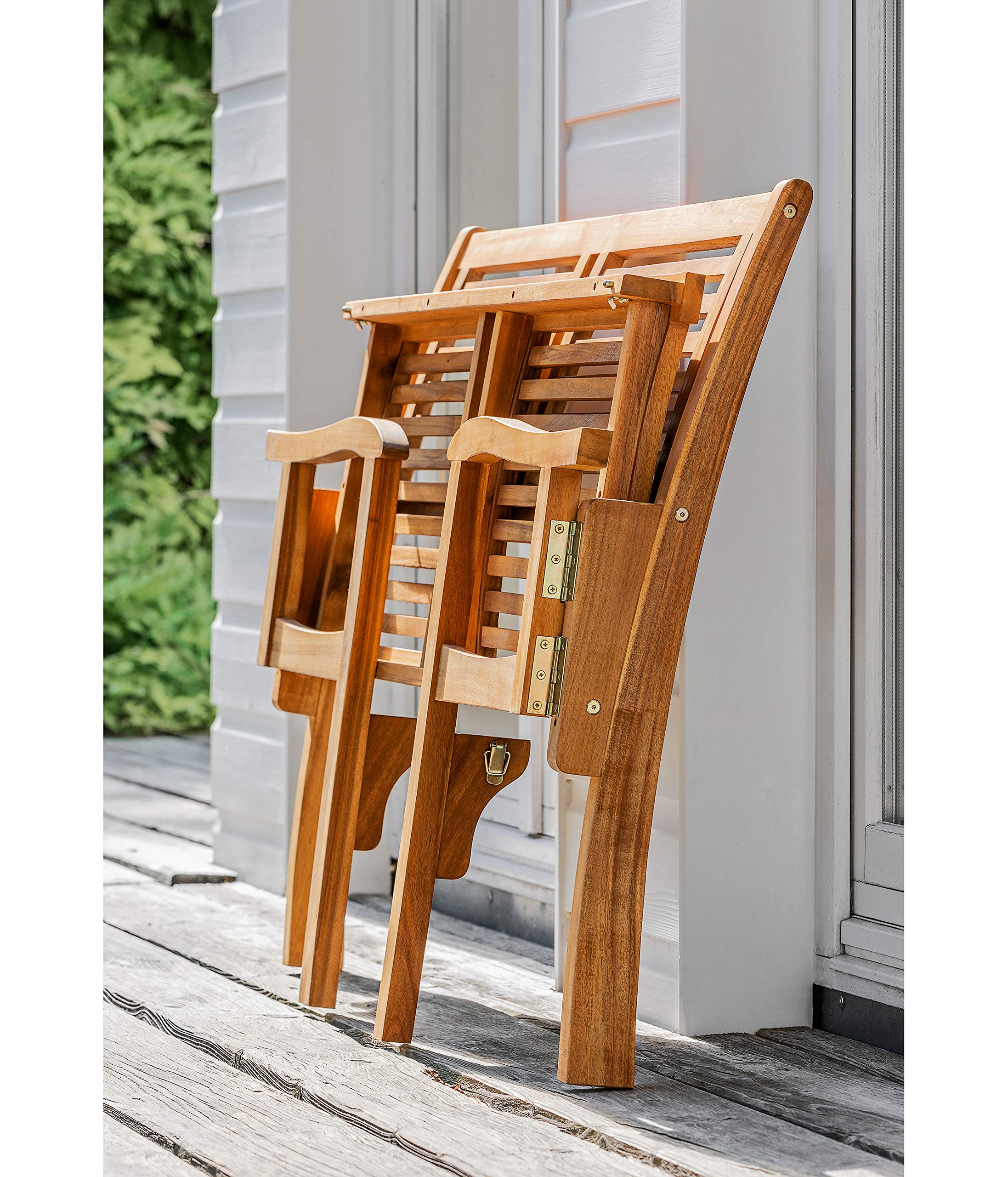 Dehner Douglas Klappbank Akazie 119x62x90cm 320kg