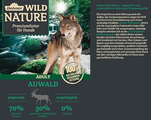 Dehner Wild Nature Auwald Nassfutter Wild 6x800g getreidefrei