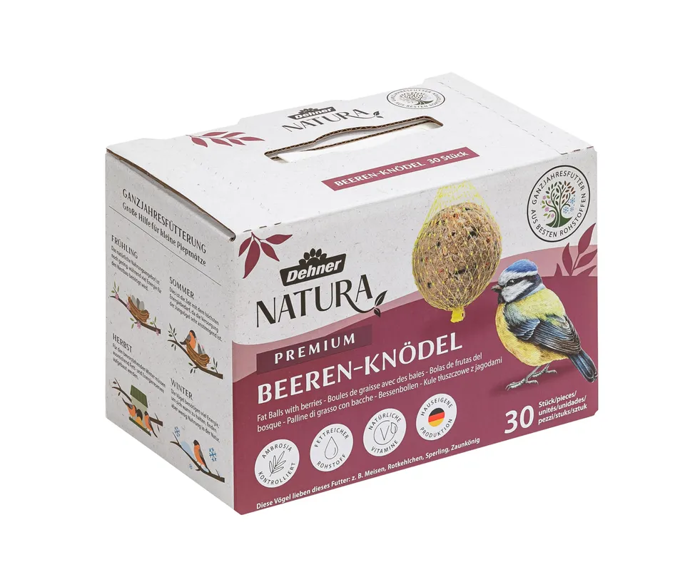 Dehner Natura Beerenknödel Meisenknödel mit Netz 30x90g Beere