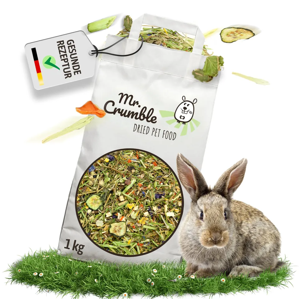 Mr. Crumble Knuspersalat Strukturfutter 1kg Kaninchen