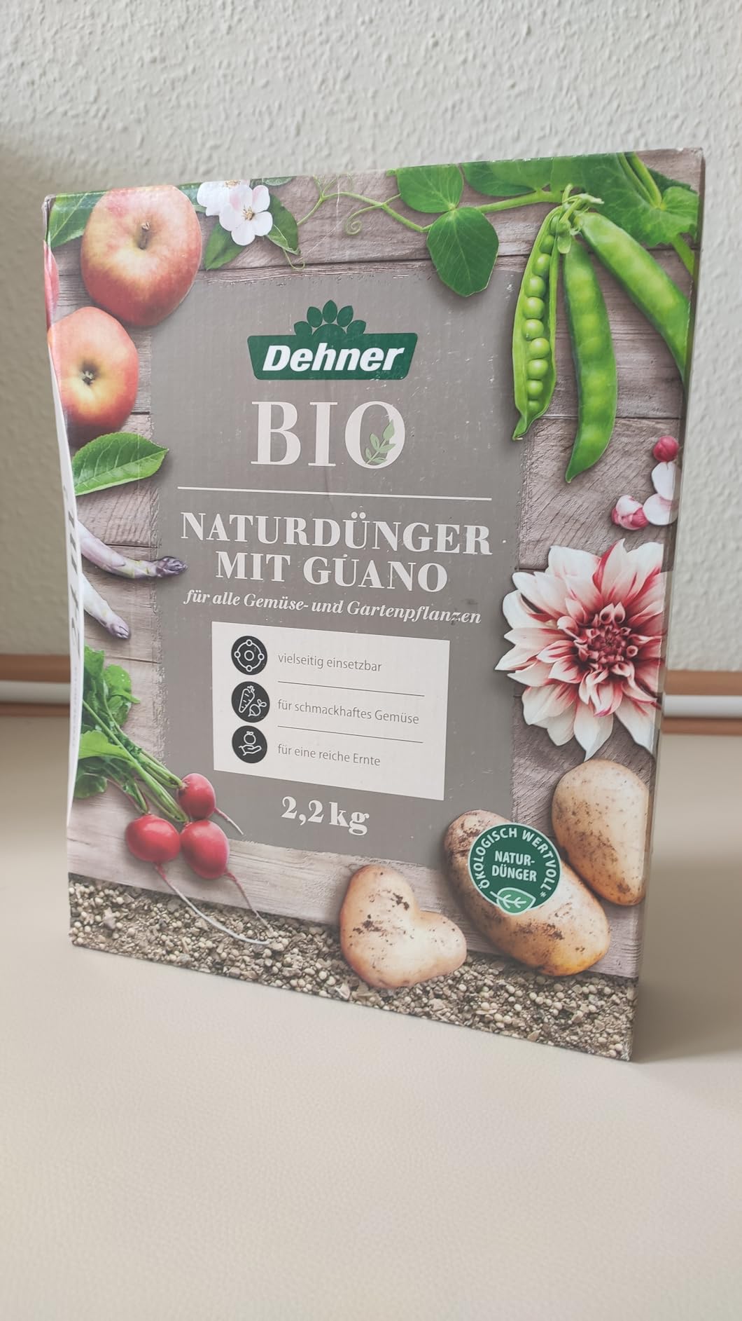 Dehner Bio Naturdünger mit Guano 2,5kg organisch-mineralisch