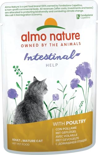 Almo Nature Functional Intestinal Help Katzenfutter Geflügel 30x70g sensitiv