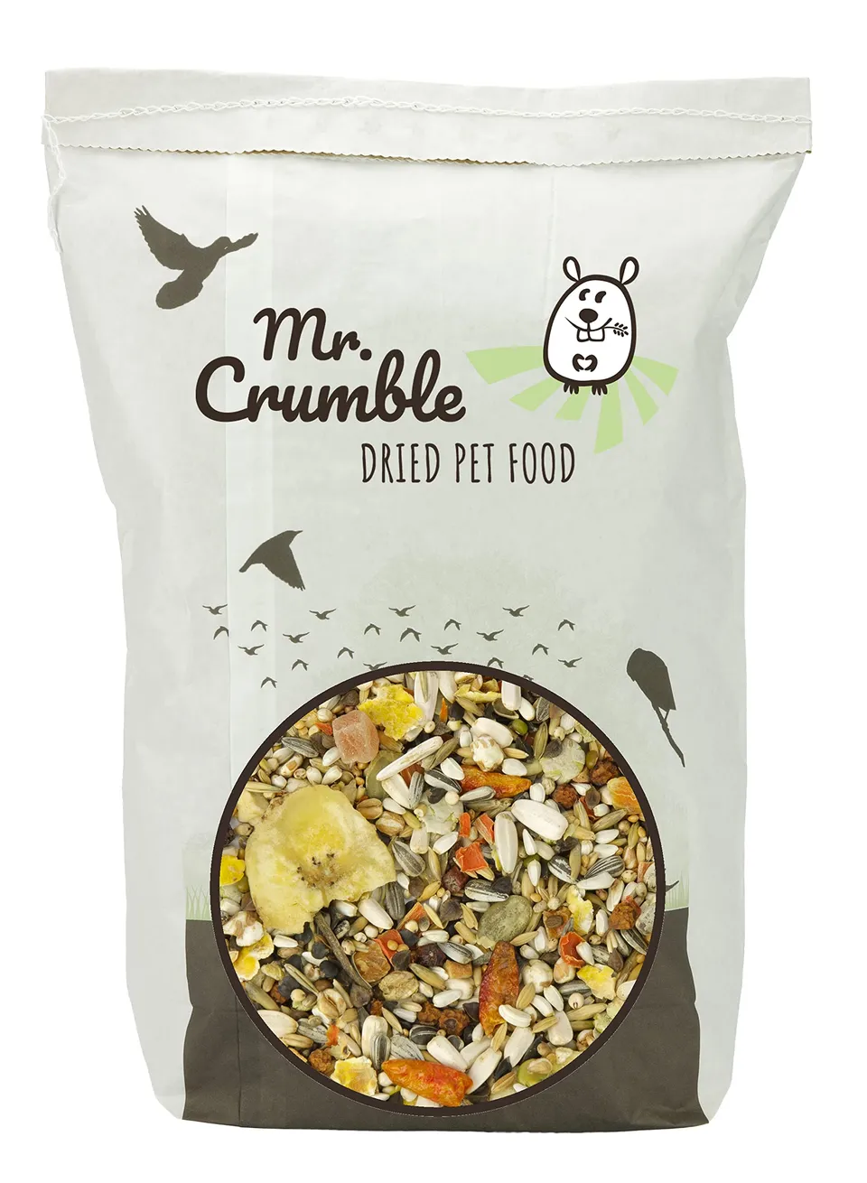 Mr. Crumble Papagei-Fit Papageienfutter ohne Nüsse 2,5kg