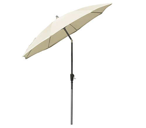 Dehner Premium Lovely Paros Sonnenschirm Ø 2,5 m creme UV80+