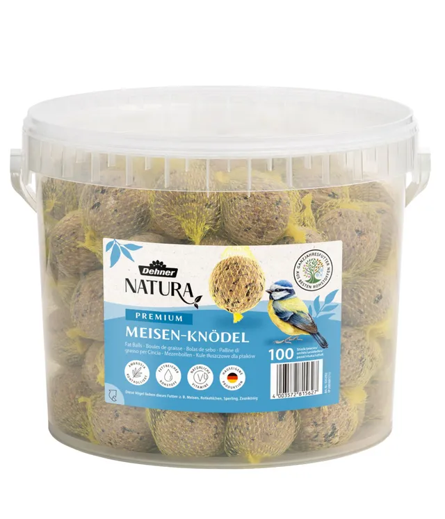 Dehner Natura Meisenknödel mit Netz 100x90g proteinreich