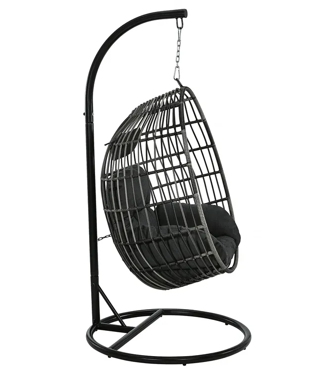 Dehner Maui Hängesessel grau Ö94 cm mit Gestell
