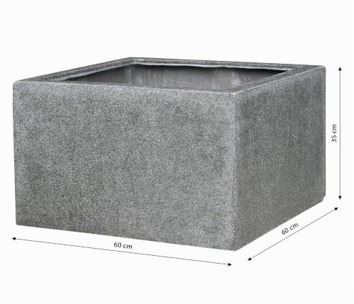 Dehner Premium Lovely Brunnenumrandung 60x35x60 cm grau Polyresin