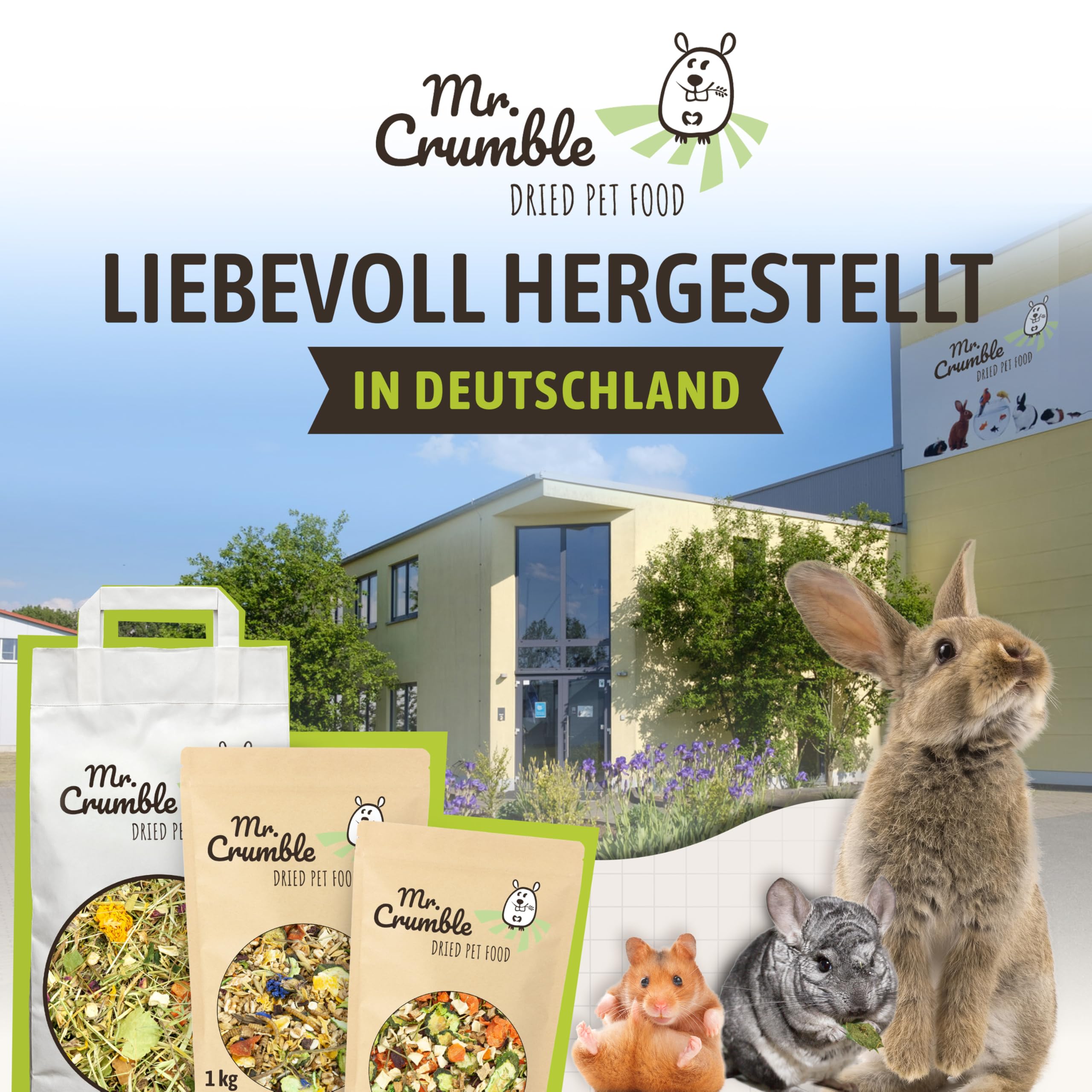 Mr. Crumble Großer Körnerschatz Hamsterfutter 1 kg natürlich