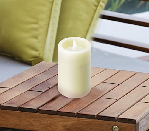 Dehner Solarkerze 15 cm creme LED solar