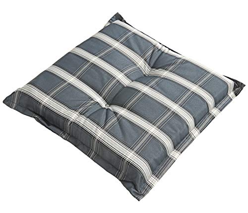 Dehner Lancy Sitzkissen grau 50x50x8 cm Polyester
