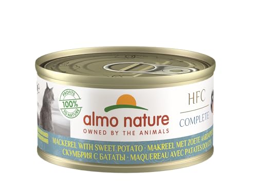 Almo Nature HFC Nassfutter 24x70g Makrele Süßkartoffel