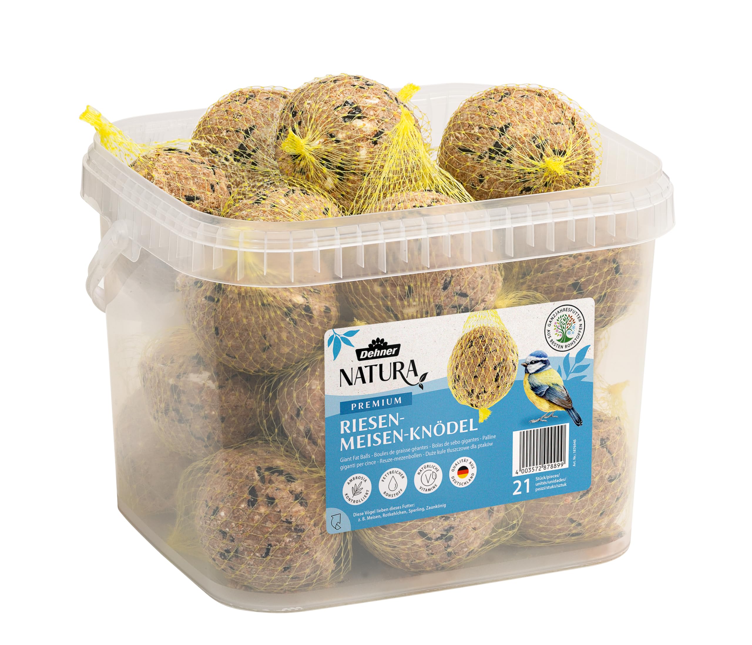 Dehner Natura Riesen-Meisenknödel mit Netz 21x250g XXL