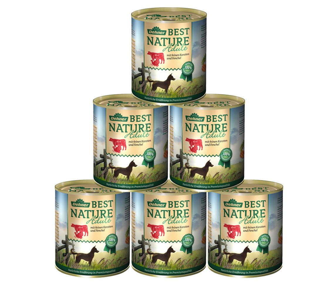 Dehner Best Nature Maxi Adult Trockenfutter Rind Lachs 12,5 kg